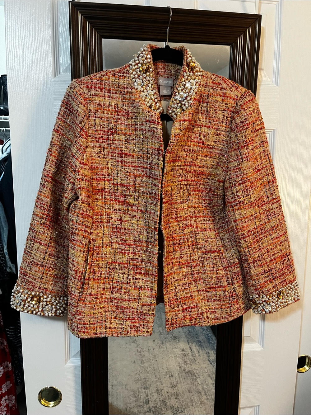 Chico's tweed jacket blazer
